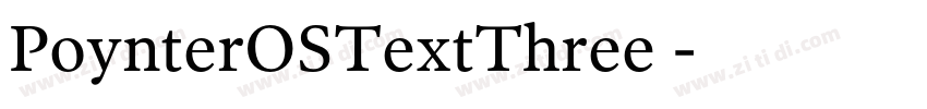 PoynterOSTextThree 字体转换